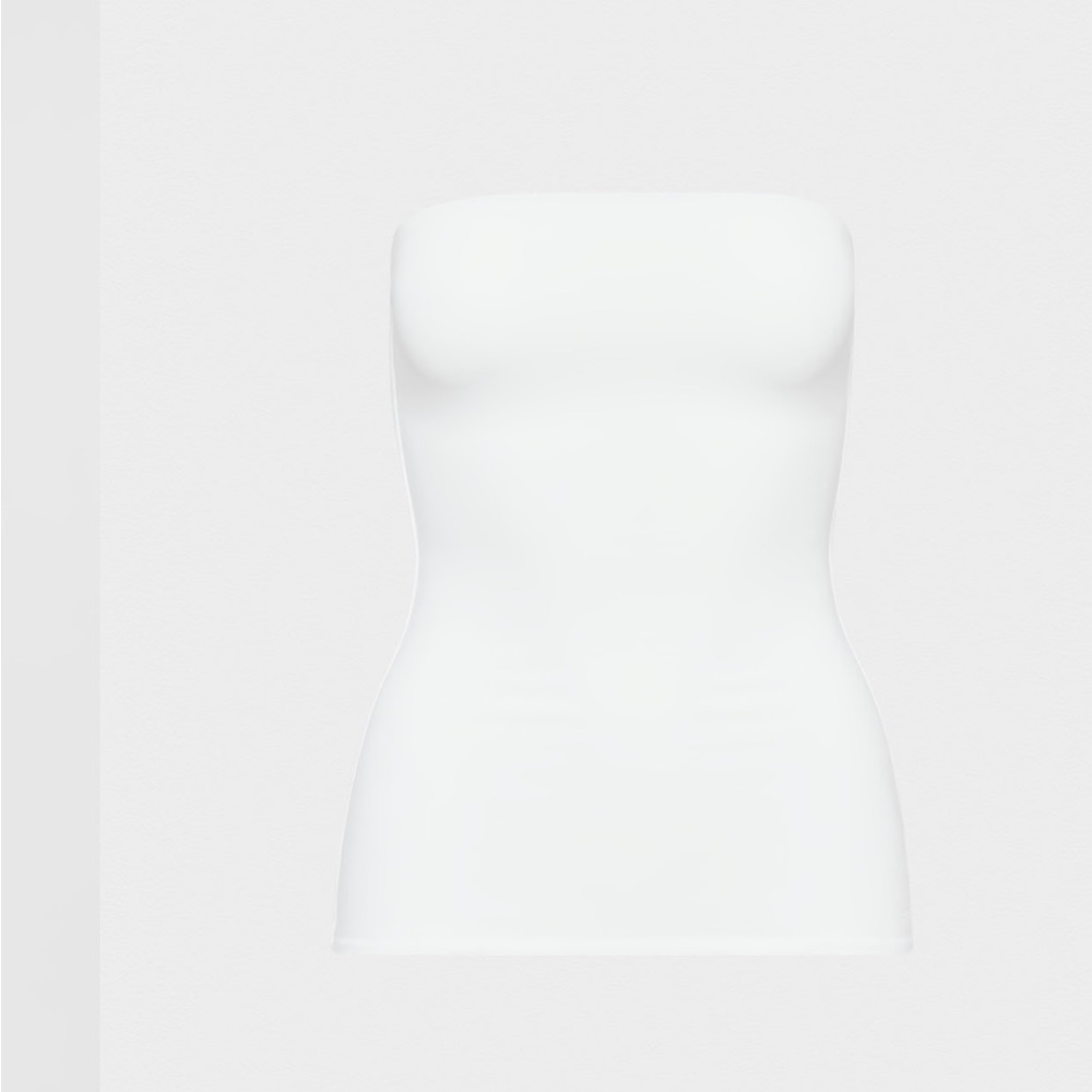 White Aritzia Contour Hip Tube Top